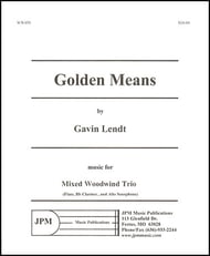 cover Golden Means Flute, Clarinet, Alto Saxophone Trio cover